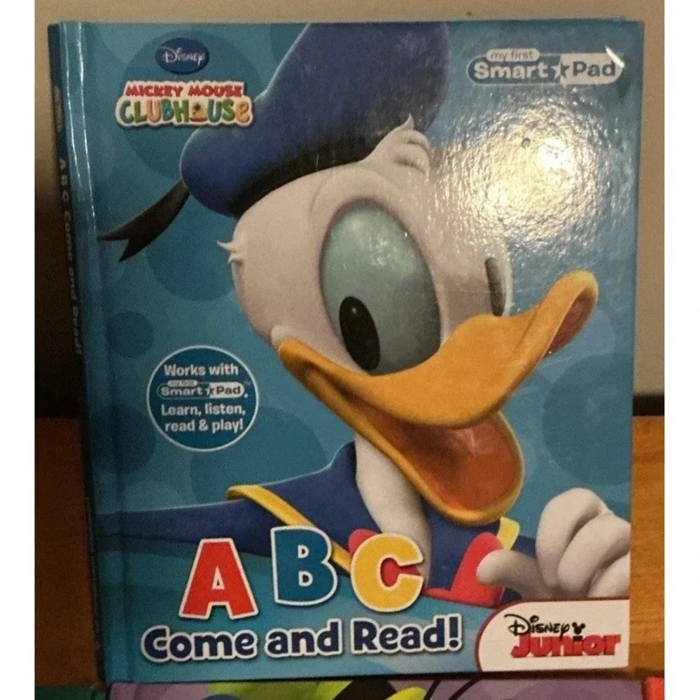 Mickey Mouse Clubhouse My‎ First Smart Pad Books Lot Of 7, ABC, 1 2 3, Words